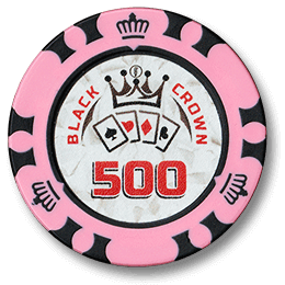 Фишка для покера Black Crown номиналом 500