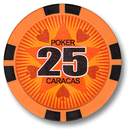 Фишка для покера Caracas номиналом 25