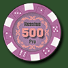 Фишка для покера Russian Pro номиналом 500